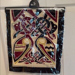 Patrick Francis Silk Ireland scarf book of kells  scarf